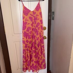 GAP Pink and Orange Floral Dress